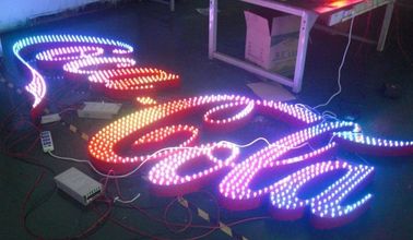 12 মিটার ওয়াটারপ্রুফ RGB সম্পূর্ণ রঙ LED কন্ট্রোলার স্মার্ট রঙ পরিবর্তন জন্য আইসি সঙ্গে পিক্সেল আলো DC5V নেতৃত্বে