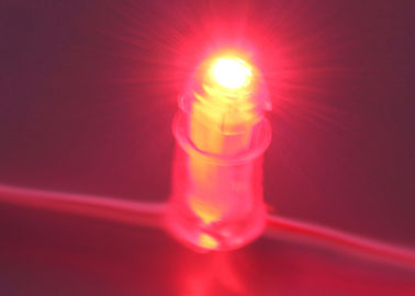 বিজ্ঞাপন সাইনবোর্ড LED স্ট্রিং লাইট 0.15w ওয়াটারপ্রুফ 9mm লাল রঙ