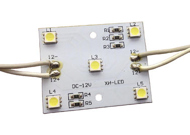 ডিসি 12V 5 SMD 5050 LED সাইনবোর্ড / চ্যানেল অক্ষর জন্য LED বিন্দু আলো