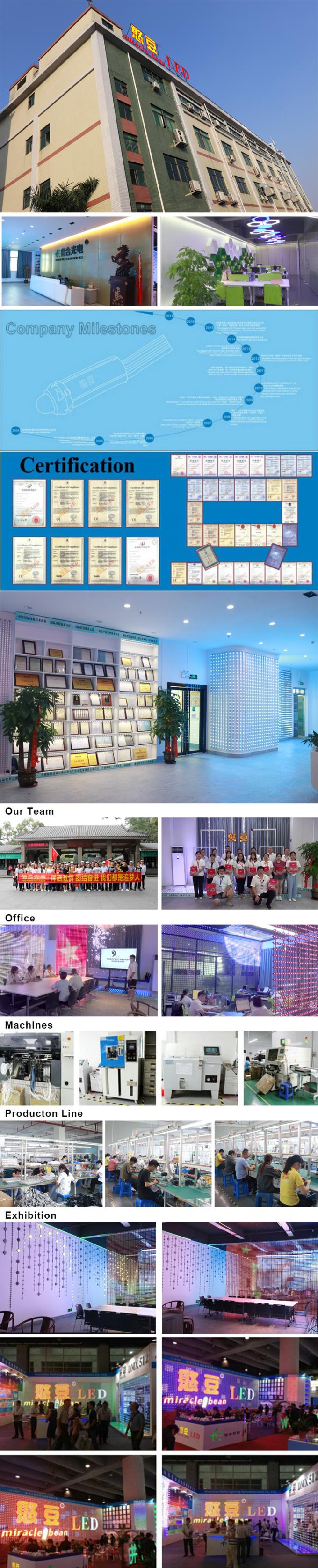 20MM স্থায়ী হলিডে লাইট 5050 Rgb Rgbw 1903 2904 Dmx512 IC Led Pixel Point Light 11