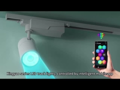 ৩৬০ এডজাস্টেবল মোভেবল এলইডি ট্র্যাক লাইট আধুনিক এশিয়ান স্টাইলের অ্যালুমিনিয়াম বডি ইনডোর স্টোরের জন্য খাবার বার