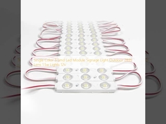 একক রঙের 3 এসএমডি নেতৃত্বাধীন মডিউল সাইন লাইট আউটডোর 2835 লেন্স 1.5w লাইট 12v