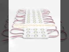 একক রঙ 3 SMD LED মডিউল সাইনেজ লাইট আউটডোর 2835 লেন্স 1.2w লাইট 12v