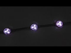 IP67 12v স্থায়ী ক্রিসমাস ছুটির বহিরঙ্গন পয়েন্ট আলো 30mm Led Smd3535 Rgb Led পিক্সেল পয়েন্ট লাইট