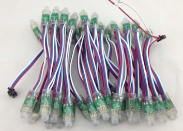 আইসি মডেল 9823 RGB LED পিক্সেল LED চেইন হাল্কা সঙ্গে লাল তারের + সাদা - নীল