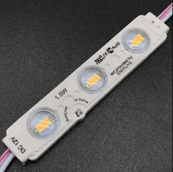 High Brightness 66LM Waterproof 3 LED light modules Outdoor smd5050 12V Cold White injection Led Module