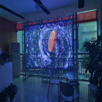 Flexible Transparent Glass LED Screen Wall Indoor Advertising Transparent LED Window Display