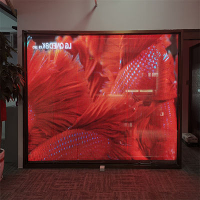 High Transparency Rate P6 Transparent Film Screen for Business 50000hrs Lifespan