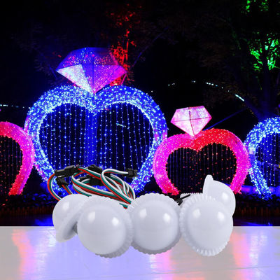 Programmable RGB LED Point Light 45mm 1W DC12V Playground Amusement Lights