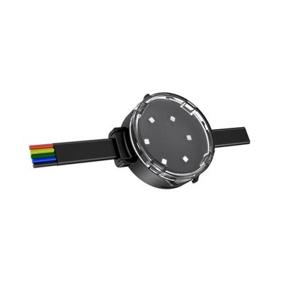 Outdoor LED Pixel Point Light Aluminum Channel Profile Track 50mm Diameter IP67 Waterproof Building Lighting