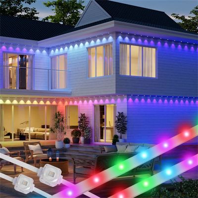 Outdoor Waterproof Rgbw Led Point Holiday Christmas Pixel Decoration Lights Led Eave Lights
