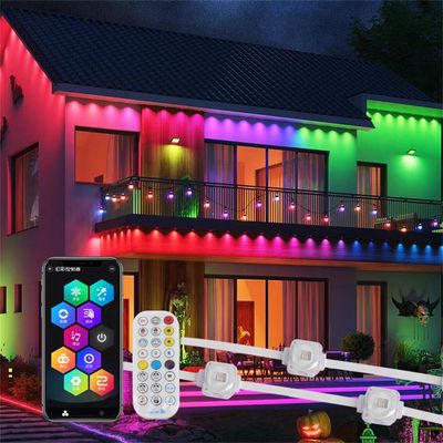 Outdoor Waterproof Rgbw Led Point Holiday Christmas Pixel Decoration Lights Led Eave Lights
