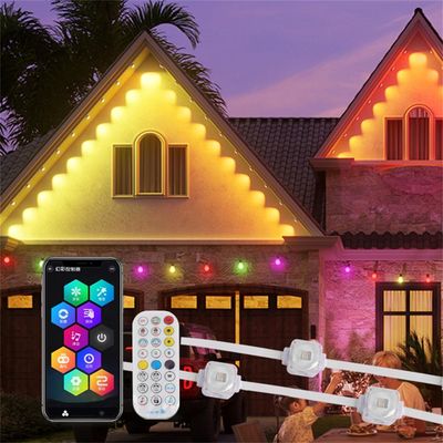 Landscape Point Pixel Led Light Rgb Outdoor Holiday Decoration 12v Dot Led Permanent Christmas Light