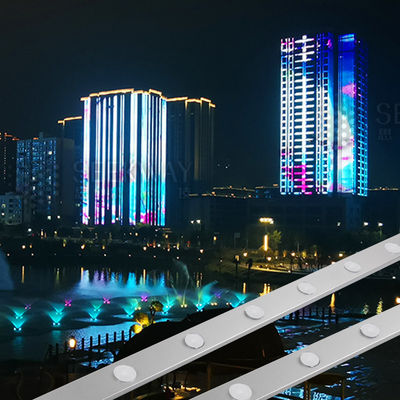 High Brightness Landscape Lighting Point Lights for Outdoor 1.5W RGB Christmas 24V Aluminum Channel Profile Track 50mm IP67 Waterproof