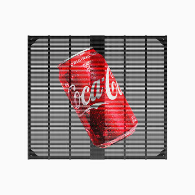 Full Color High Brightness Rgb Grille Large Transparent Led Display Panel Screen