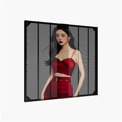 Outdoor P2.6 Full Color LED Grille Screen IP65 Transparent Shopping Malls and Subway Display