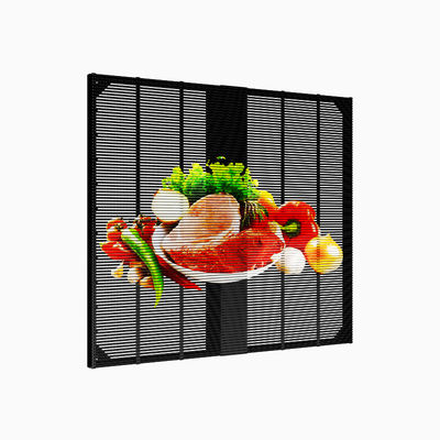 High Quality Crystal P3.9 Full-Color Outdoor Media Facade Shop Window Led Video Wall Advertisement Led Grille Display