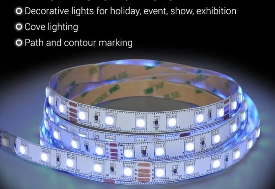 Premium 24V LED Strip Lights Flexible Waterproof IP65 LED Tape Lighting for Building Facade Signage Event Stage