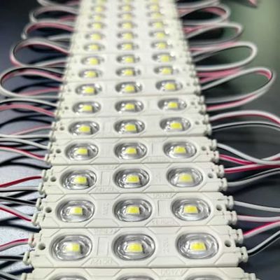 Factory Price Dc12v Waterproof IP65 SMD Modules White Light Super Bright 3led 5054 Led Module Lights for Advertisement Design