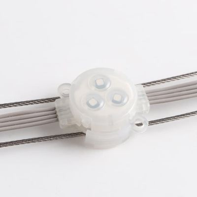 30mm Compact LED Point Light with DMX512 Control for Outdoor Building Pixel Applications