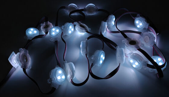 30mm 12V SMD3535 IP67 Waterproof LED Point Light Flexible 120 Beam Angle PC Material Lighting