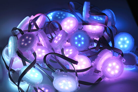 IP67 Rated LED Point Light System 50mm Pc Weatherproof Street Decoration For Christmas New Year And Night Art Displays