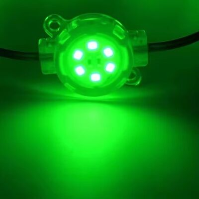 40mm Smart Addressable LED Pixel Light IP67 Waterproof High Brightness Outdoor Facade Media Wall Lamp