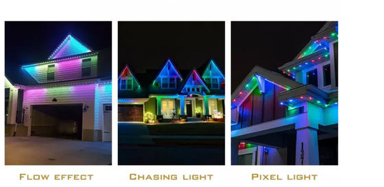 Permanent Holiday Light WS2811 2904 Ic Christmas Lights Amusement Park 30mm Pixel  Rgb RGBW Led Point Light
