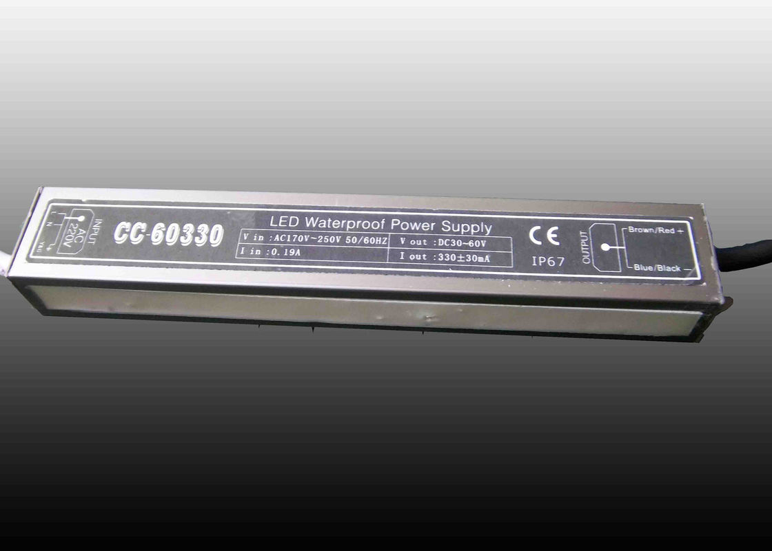 ডিসি 30V - 60V 330mA LED আউটডোর ডাউনলাইট জন্য কনস্ট্যান্ট বর্তমান LED স্যুইচ করুন পাওয়ার সাপ্লাই