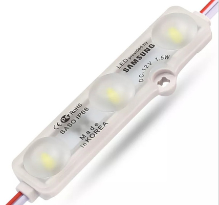 উচ্চ উজ্জ্বলতা 12V 1.5W ইনজেকশন LED মডিউল সুপার আল্ট্রাসনিক SMD5730 SMD2835