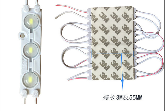1.5w LED লাইট মডিউল 3 LED ইনজেকশন লেন্স 2835 5730 SMD LED মডিউল