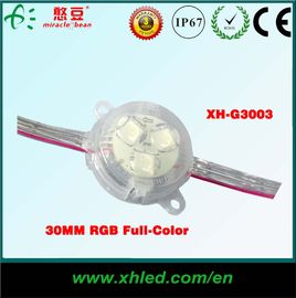 থিম পার্ক সজ্জা জন্য 30mm আরজিবি পূর্ণ রঙের নেতৃত্বে পিক্সেল হাল্কা DC12V