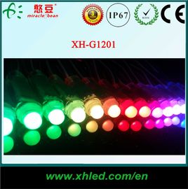 IP67 পূর্ণ রঙ আরজিবি LED পিক্সেল আলো 12mm DC5V IC16716 ওয়ারেন্টি 3 বছর