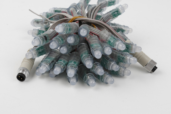 12V 12mm বুলেট পিক্সেল 1903 IC RGB ফুল কালার পিক্সেল লাইট মডিউল