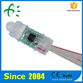 পূর্ণ রঙ আইসি DMX512 12MM LED পিক্সেল, আরজিবি F8 DC05V জলরোধী LED মডিউল