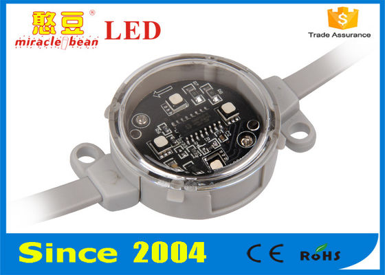 ৪০মিমি RGB পিক্সেল পয়েন্ট লাইট DMX512 IP67 জলরোধী ১২০° বিম অ্যাঙ্গেল UV প্রতিরোধী