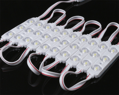 IP65 আউটডোর জলরোধী LED ইনজেকশন মডিউল 70*13MM DC12V 1.2W একক রঙ SMD2835