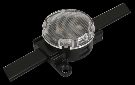 DMX512 IP67 স্মার্ট RGB জলরোধী LED পয়েন্ট লাইট DC24V 0.75W 30mm SMD3535