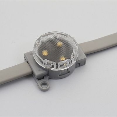 DMX512 30mm LED পয়েন্ট লাইট ডেকোরেশন Smd3535 IP67 RGBW 1W DC12V