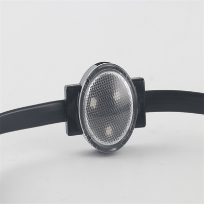 স্বচ্ছ মাস্ক LED পয়েন্ট লাইট একক রঙ 0.6w 12v 30000H লাইফ স্প্যান SMD3535