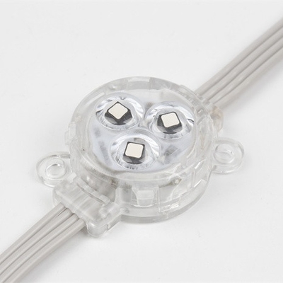 DC5V 30mm RGB LED পয়েন্ট লাইট IP67 জলরোধী 0.75W DMX512 Smd3535