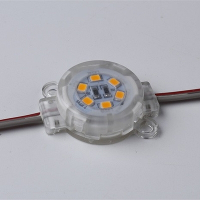 IP67 0.6W Smd2835 DMX512 DC12V 30mm একক কালার পয়েন্ট এলইডি লাইট আউটডোর