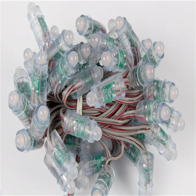 একক রঙের LED পিক্সেল লাইট 0.12W DC IP67 F5 আউটডোর জলরোধী DC12V 9mm Led Light