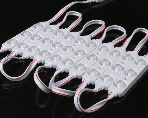 হাই পাওয়ার 12v 3Leds মডিউল 0.6w আউটডোর smd2835 সাইন মডিউল লাইট বক্স RGB ইনজেকশন LED মডিউল