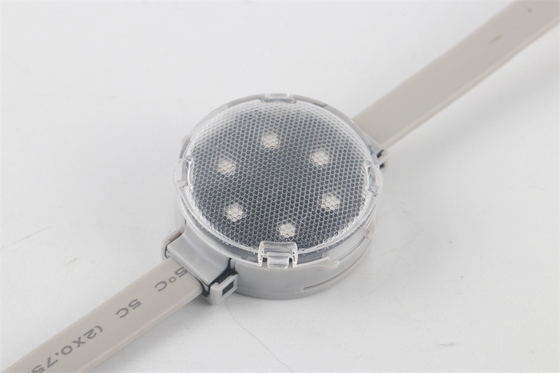 IP67 LED পয়েন্ট লাইট 1.8W DC15V 40mm Smd3535 DMX512 3RGB+3W সিগন্যাল পিক্সেল লাইট পয়েন্ট সোর্স