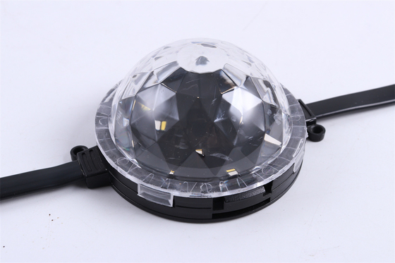 DMX512 আউটডোর ওয়াটারপ্রুফ RGB পিক্সেল LED পয়েন্ট লাইট 80mm DC24V