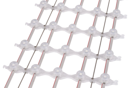 Window Glass LED Mesh 4000nits P60 Transparent LED Display 12V Voltage