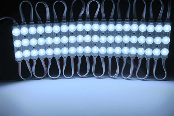 উচ্চ ক্ষমতা 12v 3 হালকা SMD LED মডিউল লেন্স সহ জলরোধী Ip65 ইনজেকশন 3030 আলো জন্য LED মডিউল
