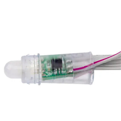 LED পিক্সেল লাইট 0.2W DC12V IP67 একক রঙ 9 মিমি আউটডোর ওয়াটারপ্রুফ বিজ্ঞাপন চ্যানেল চিঠি