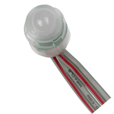 একক রঙের নেতৃত্বাধীন পিক্সেল লাইট 0.2W DC12V IP67 9 মিমি আউটডোর ওয়াটারপ্রুফ বিজ্ঞাপন পিক্সেল লাইট